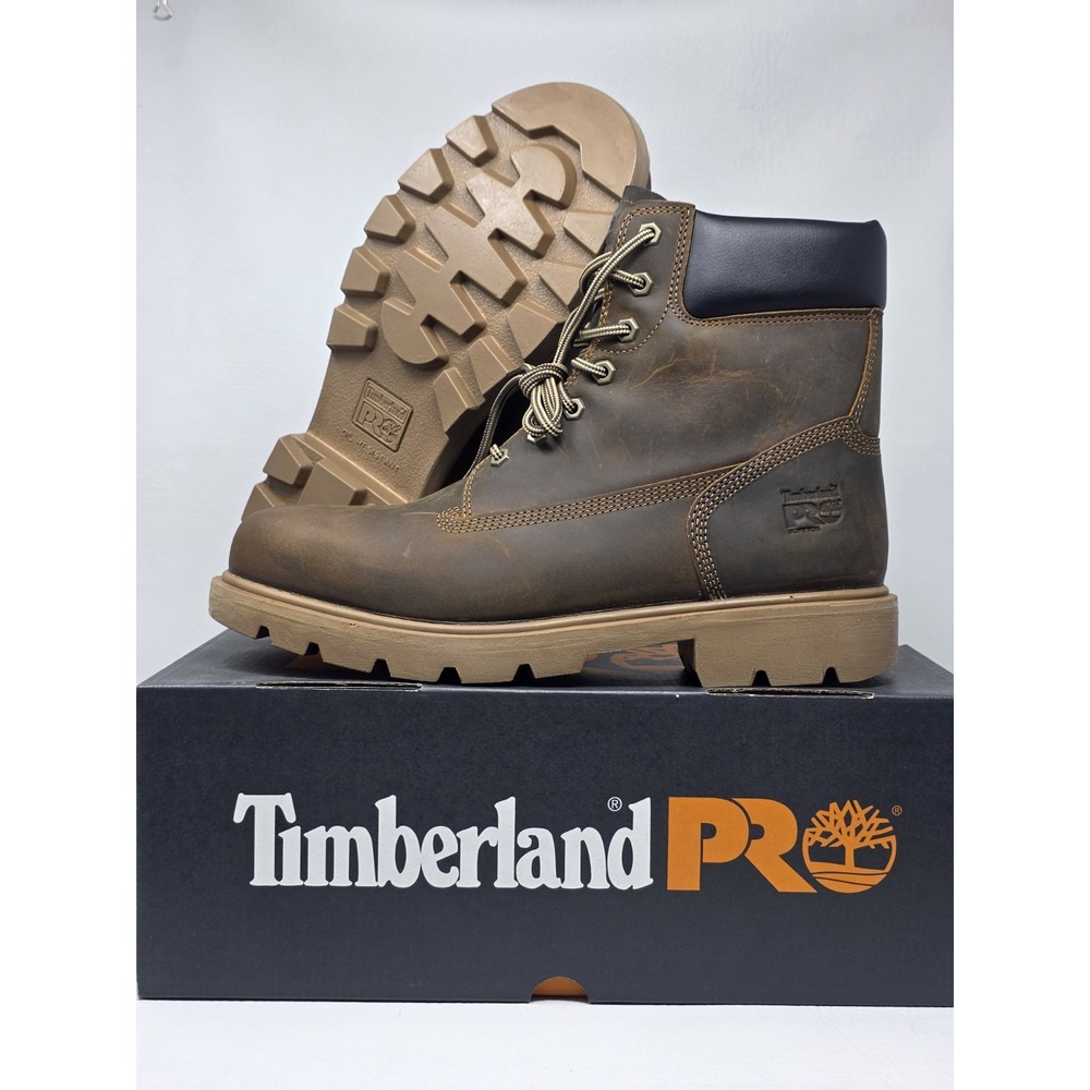 Timberland Pro Sawhorse 6" Size 11.5 Mens Work Boots Waterproof Soft Toe New